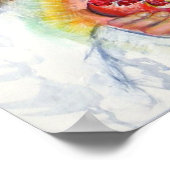 Poster Christ avec grenade (Coin)