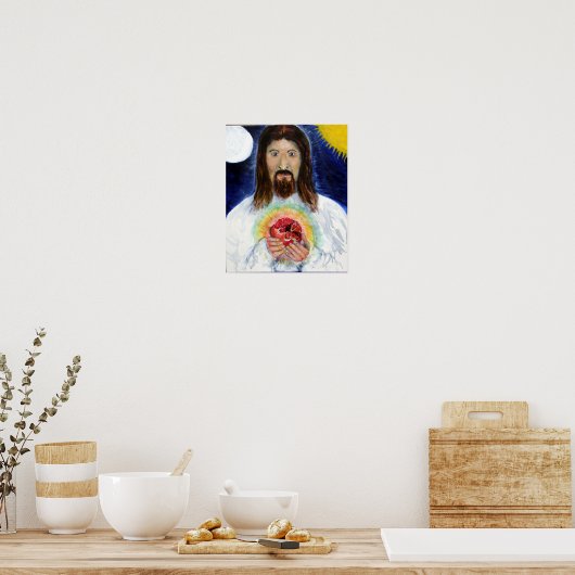 Poster Christ avec grenade (Cuisine)