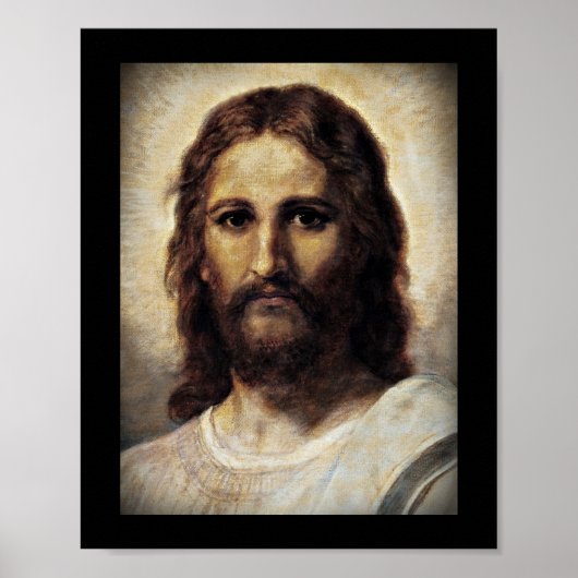 Poster Christ avec les yeux compatissants (Devant)