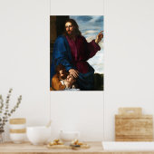 Poster Christ bénir les enfants - Artemisa Gentilesch (Cuisine)
