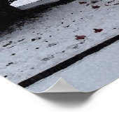 Poster Christ Church & Memorial dans l'aquarelle de neige (Coin)