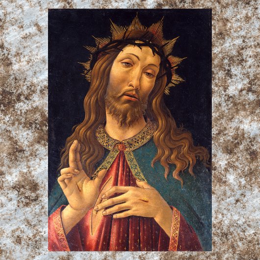 Poster Christ couronné d'épines par Sandro Botticelli
