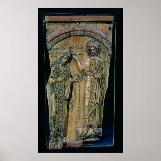 Poster Christ Crowning l'empereur Constantin VII (Devant)