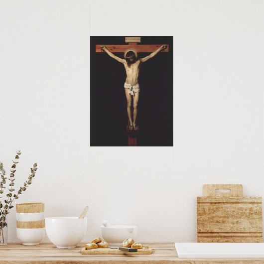 Poster Christ crucifié par Diego Velazquez (Cuisine)