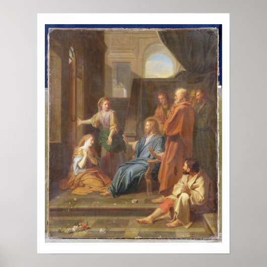 Poster Christ dans la Maison de Martha et Marie (Devant)