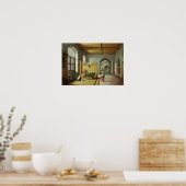 Poster Christ dans la Maison de Martha et Marie (Cuisine)