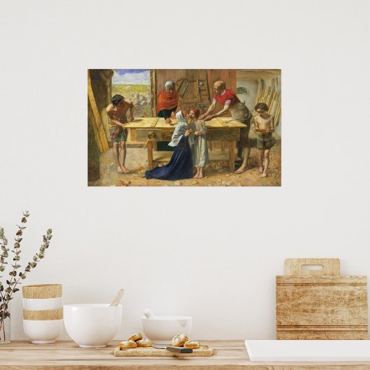 Poster Christ Dans La Maison De Ses Parents (Cuisine)