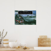 Poster Christ dans la tempête (Cuisine)