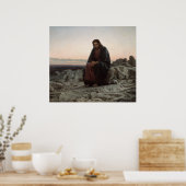 Poster Christ dans le désert (Cuisine)
