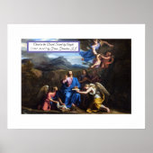 Poster Christ dans le désert (Devant)