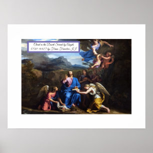 Poster Christ dans le désert