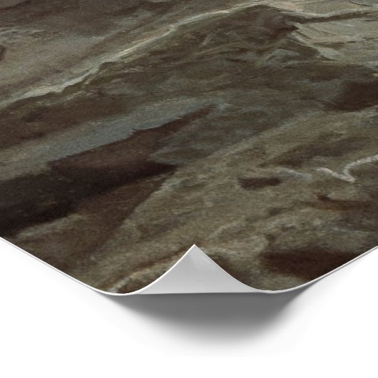 Poster Christ dans le désert - Kramskoi Art Imprimer (Coin)