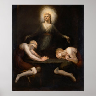 Poster Christ Disparaître à Emmaüs par Henry Fuseli