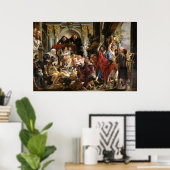 Poster Christ Driving the Merchants from the Temple (Bureau à domicile)
