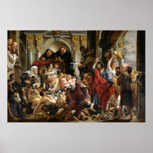Poster Christ Driving the Merchants from the Temple