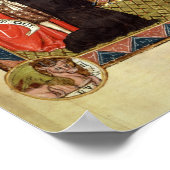 Poster Christ en Majesté avec les saints (Coin)