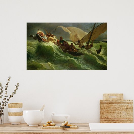Poster Christ endormi dans son bateau (Cuisine)