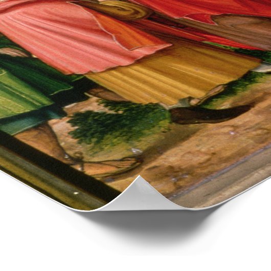 Poster Christ enseigne à ses disciples (Coin)