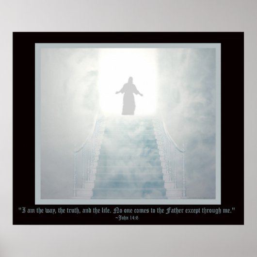 Poster Christ est le chemin (Devant)