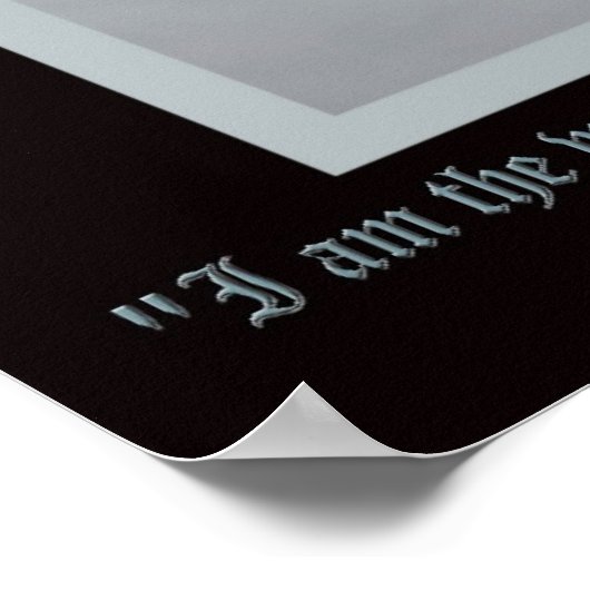 Poster Christ est le chemin (Coin)