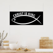 Poster Christ est roi (Cuisine)