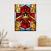 Poster Christ est roi (Cuisine)