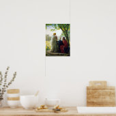 Poster Christ et la femme samaritaine par Carl Bloch (Cuisine)