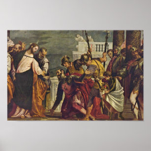 Poster Christ Et Le Centurion De Capernaüm Par Véronèse