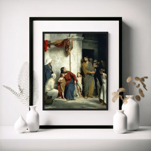 Poster Christ et les enfants