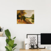 Poster Christ guérir l'homme aveugle (Bureau à domicile)