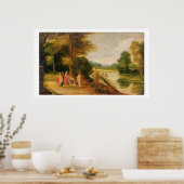 Poster Christ guérir l'homme aveugle (Cuisine)