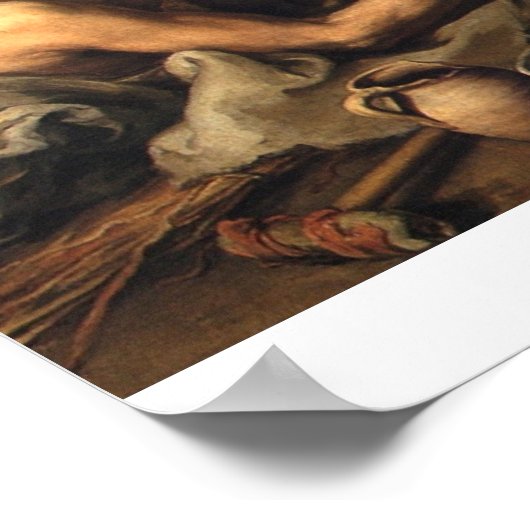 Poster Christ guérit la paralytique par Bartolome Murillo (Coin)