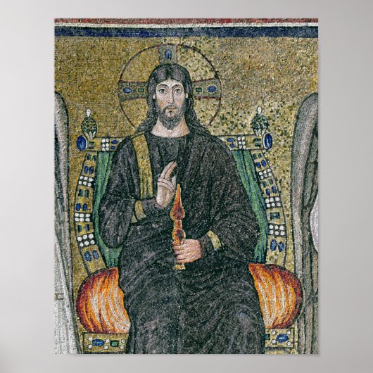 Poster Christ intronisé avec les anges (Devant)