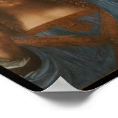 Poster Christ Jésus par Léonard de Vinci, douleur de la r (Coin)