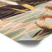 Poster Christ Laver les pieds des disciples (Coin)