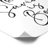 Poster Christ le Sauveur est né Art de Noël Imprimer (Coin)