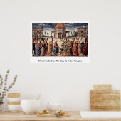 Poster Christ Met Les Clés De Pietro Perugino (Cuisine)