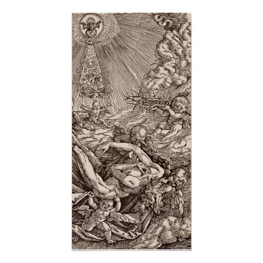 Poster Christ né au ciel par les anges (Devant)