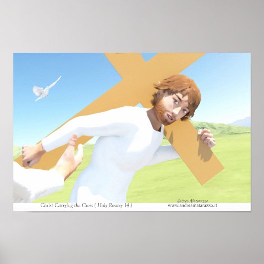 Poster Christ portant la Croix  (Devant)