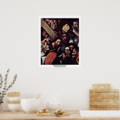 Poster Christ Portant La Croix. Par Hieronymus Bosch (Cuisine)