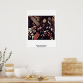 Poster Christ Portant La Croix. Par Hieronymus Bosch (Cuisine)