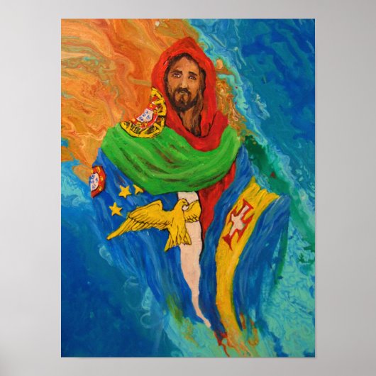 Poster Christ pour le Portugal (Devant)