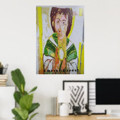 Poster Christ Prêtre (Bureau à domicile)