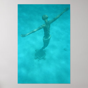 Poster Christ sous-marin