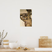 Poster Christ sur la Croix, appelé "Le Dévot Christ" (Cuisine)