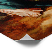 Poster Christ sur la croix avec les saints (Coin)