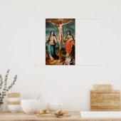 Poster Christ sur la croix avec les saints (Cuisine)