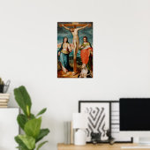 Poster Christ sur la croix avec les saints (Bureau à domicile)