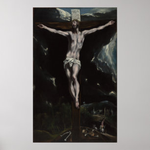 Poster Christ sur la Croix par El Greco