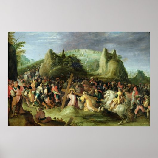 Poster Christ sur la route du Calvaire (Devant)